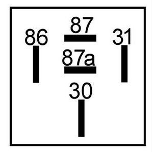 Relais essuie glace 12V Wehrle pour MERCEDES BENZ 0015455605