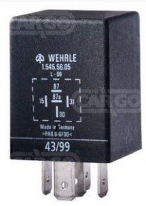 Relais essuie glace 12V Wehrle pour MERCEDES BENZ 0015455605 - Relais essuie glace 24V Wehrle 15455605