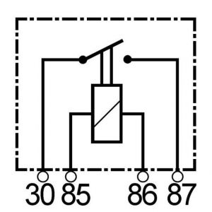 Mini relais 12V Wehrle - Relais temporisé pour LEYLAND REL1DB