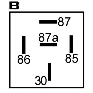 Mini relais 12V deux contacts Wehrle