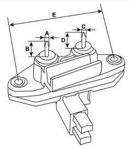 Régulateur compatible pour alternateur DENSO 1266003070 - cao235831 2 régulateur