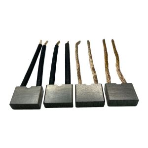 Balais de charbon compatible pour démarreur VALEO D11E119 - Jeu de 4 balais de charbon pour démarreur VALEO D11E118