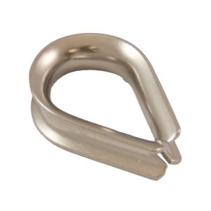 Cosse-coeur légère Ø 5mm (Inox) - Cosse-coeur légère INOX pour diamètre de câble de 5 mm