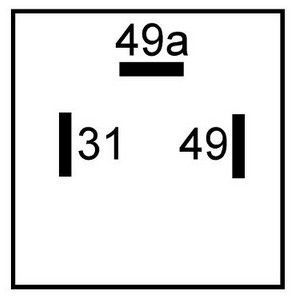 Centrale clignotante compatible pour WOOD AUTO FLH1012