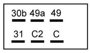 Centrale clignotante Wehrle pour WOOD AUTO FLH1014 - Centrale clignotante LED 24V Wehrle 54407006