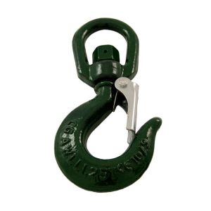 Crochet de levage à linguet à émerillon CMU 5400KG (Haute Résistance)