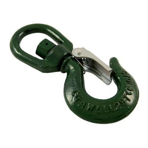 Crochet de levage à linguet à émerillon CMU 11500KG (Haute Résistance) - Crochet de levage à linguet à émerillon jusqu'à 11500 kg
