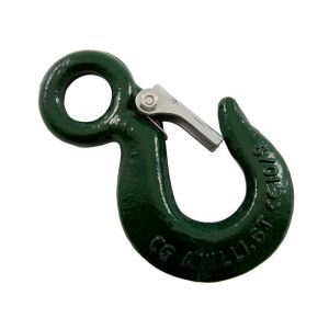 Crochet de levage à linguet à oeil CMU 5400KG (Haute Résistance) - Crochet de levage à linguet à oeil jusqu'à 5400 kg