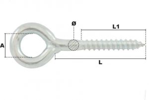Anneau d'échafaudage mâle Longueur 120mm (Acier) - Côtes et dimensions