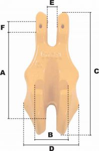 Griffe de raccourcissement CMU 2000KG (Haute Résistance) - Côtes et dimensions