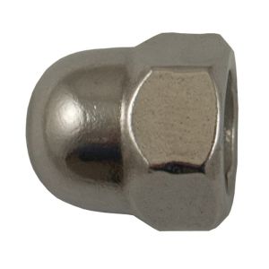 Écrou borgne M6 DINC1587 (Inox) - Écrou borgne INOX de filetage métrique M6