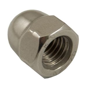 Écrou borgne M6 DINC1587 (Inox) - Écrou borgne INOX de filetage métrique M6