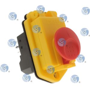 Interrupteur compatible d'arrêt d'urgence - Interrupteur marche / arrêt avec clapet d'arrêt d'urgence