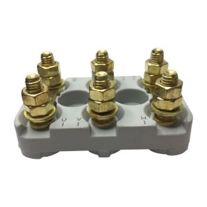 Plaque à bornes 56x36 mm avec trous oblong - FATPB02-2