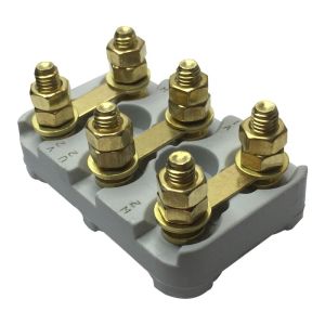 Plaque à bornes 56x36 mm avec trous oblong