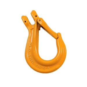 Crochet de levage à chape et linguet CMU 3200KG (Haute Résistance)