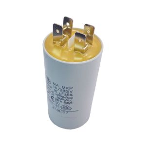 Condensateur permanent 16 µF à cosses pour moteur électrique ou pompe - Condensateur permanent 16 µF