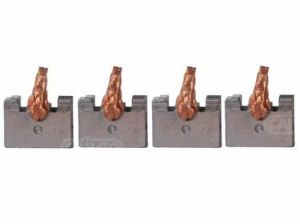 Balais de charbon compatible pour démarreur BOSCH 000134F801