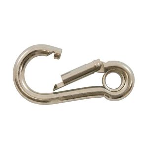 Mousqueton alpin à oeil Ø 12mm (Inox)