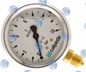 Manomètre GLYCÉRINE   63  (eau/air) / Boîtier inox