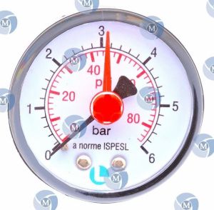 Manomètre  SEC  50 (eau / air) / Boîtier plastique