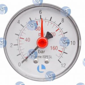 Manomètre  SEC  63  (eau / air) / Boîtier plastique