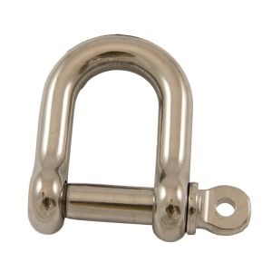 Manille droite à piton à oeil Ø 4mm (Inox)