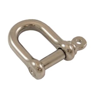 Manille droite à piton à oeil Ø 4mm (Inox) - Manille droite à piton à oeil supportant jusqu'à 120kg