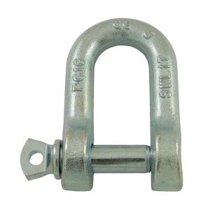 Manille droite à piton à oeil Ø 16mm (Acier) - Manille droite à piton à oeil supportant jusqu'à 1000kg