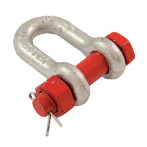 Manille droite boulonnée goupillée Ø 22mm (Haute Résistance) - Manille droite boulonnée goupillée supportant jusqu'à 4750kg