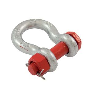 Manille lyre boulonnée goupillée Ø 11mm (Haute Résistance)