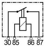 Mini relais 24V haute performance compatible pour LIEBHERR 11181810 - Mini relais 24V Haute performance CAO160978
