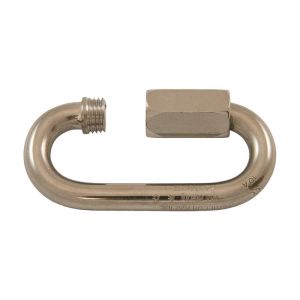 Maillon rapide Ø 12mm (Inox) - Maillon rapide standard INOX supportant jusqu'à 2500kg