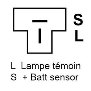 Alternateur compatible pour VALEO VA226 - Schéma