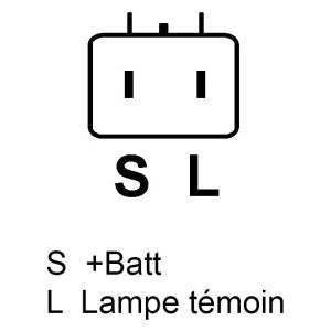 Alternateur compatible pour KIA 3730047450 - Schéma
