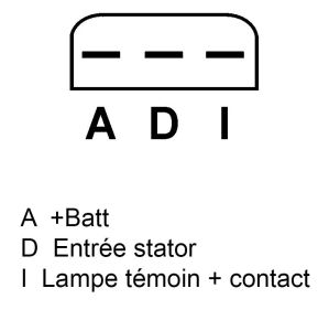 Alternateur compatible pour FORD 1L2U10300AA - Schéma