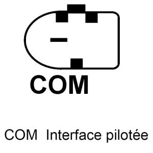 Alternateur compatible pour VALEO 2542769 - Connecteur