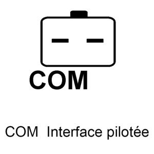 Alternateur compatible pour PEUGEOT 9649846880 - Connecteur