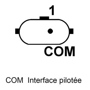 Alternateur compatible pour WAI 20843N - Connecteur