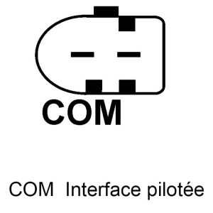Alternateur compatible pour VOLVO 36000909 - Connecteur