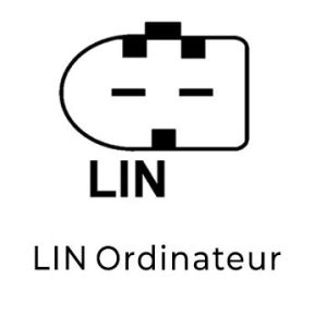 Alternateur compatible pour MERCEDES BENZ 0131545902 - Schéma