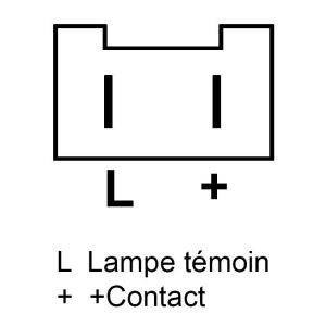 Alternateur compatible pour VALEO 433459 - Schema