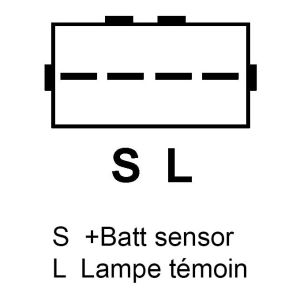 Alternateur compatible pour NISSAN 2310054B61 - Schema