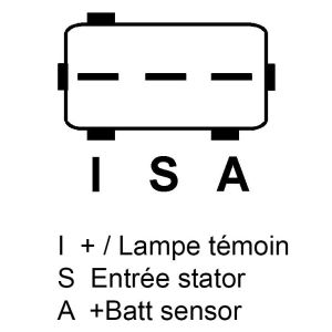 Alternateur compatible pour FORD 96BB10300BA - Schéma