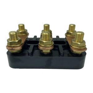 Plaque à bornes 165x103 mm  avec trous oblong - Plaque à bornes 165x103 mm avec trous oblong