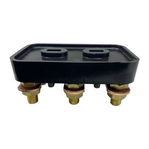 Plaque à bornes 165x103 mm  avec trous oblong - Plaque à bornes 165x103 mm avec trous oblong