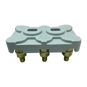 Plaque à bornes 70x45 mm  avec trous oblong - Plaque à bornes 70x45 mm avec trous oblong