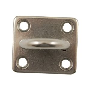 Pontet sur platine carré Ø 6mm (Inox) - Pontet sur platine d'une largeur de boucle de 20 mm