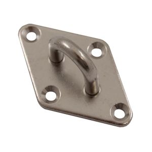 Pontet sur platine losange Ø 6mm (Inox)