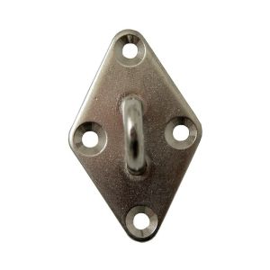 Pontet sur platine losange Ø 8mm (Inox) - Pontet sur platine d'une largeur de boucle de 18 mm